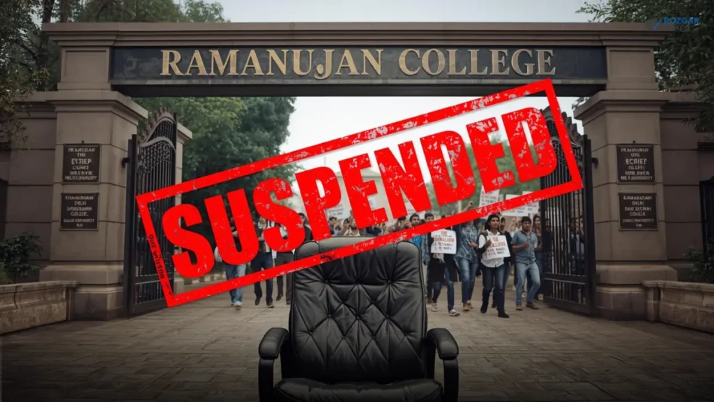 DU के Ramanujan College के प्राचार्य निलंबित