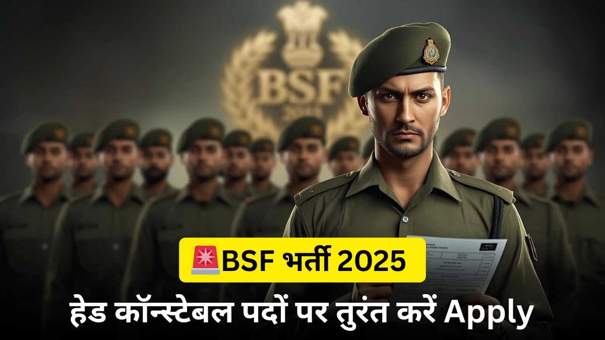 BSF Head Constable Vacancy 2025