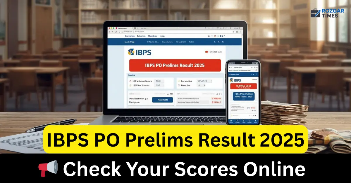 IBPS PO Prelims Result 2025