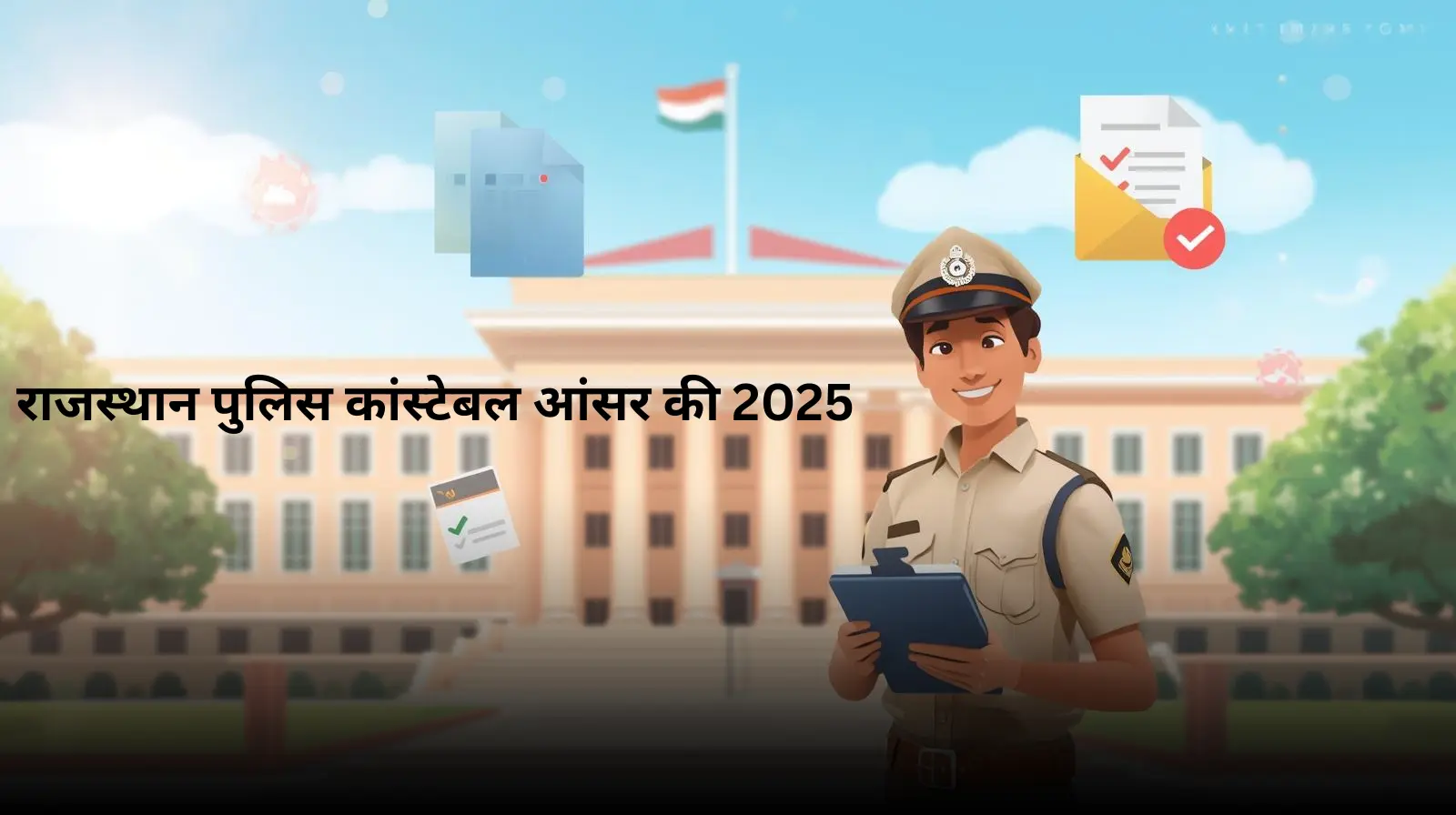 राजस्थान पुलिस कांस्टेबल आंसर की 2025