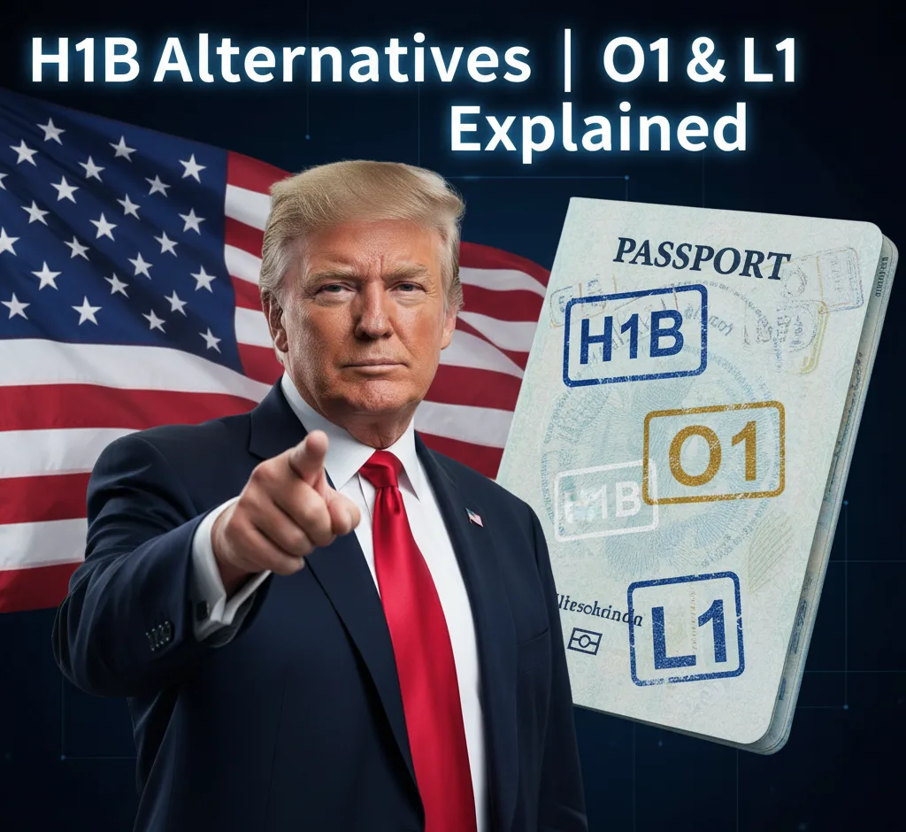 H1B वीजा के अलावा O1 और L1 विकल्प
