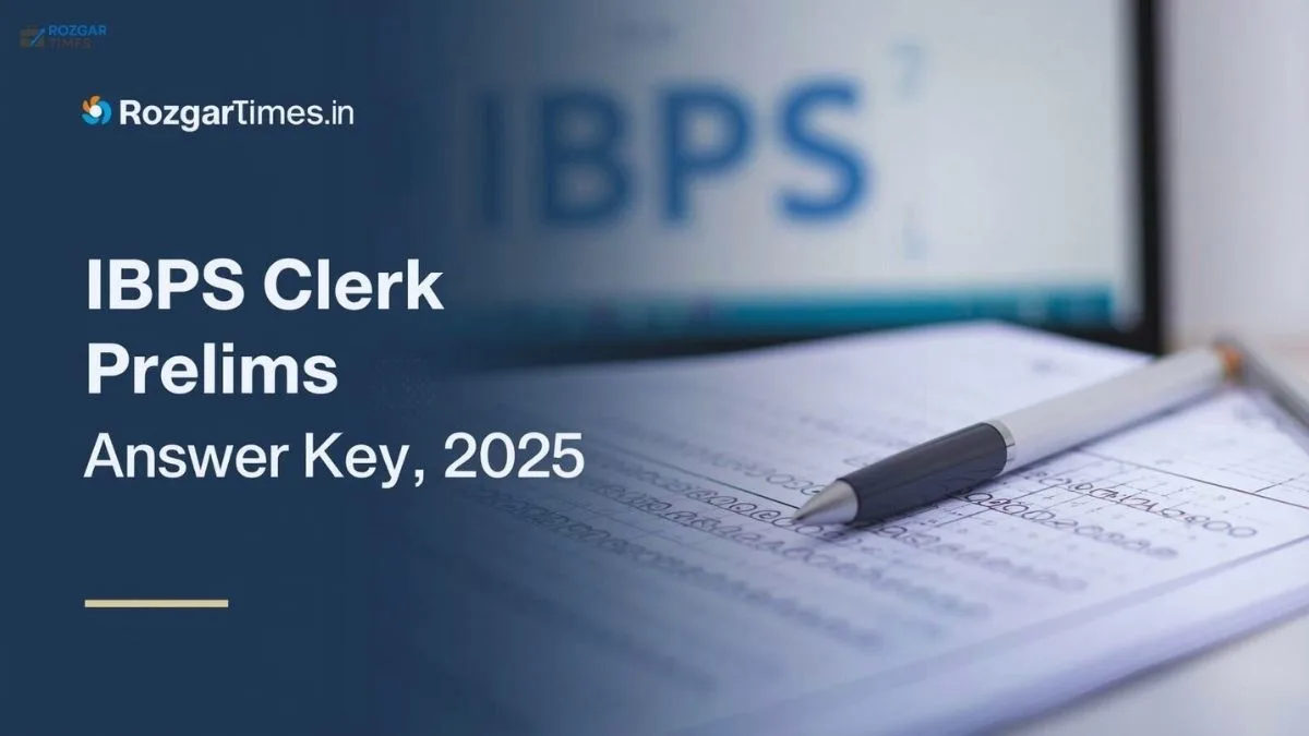 IBPS क्लर्क आंसर की 2025