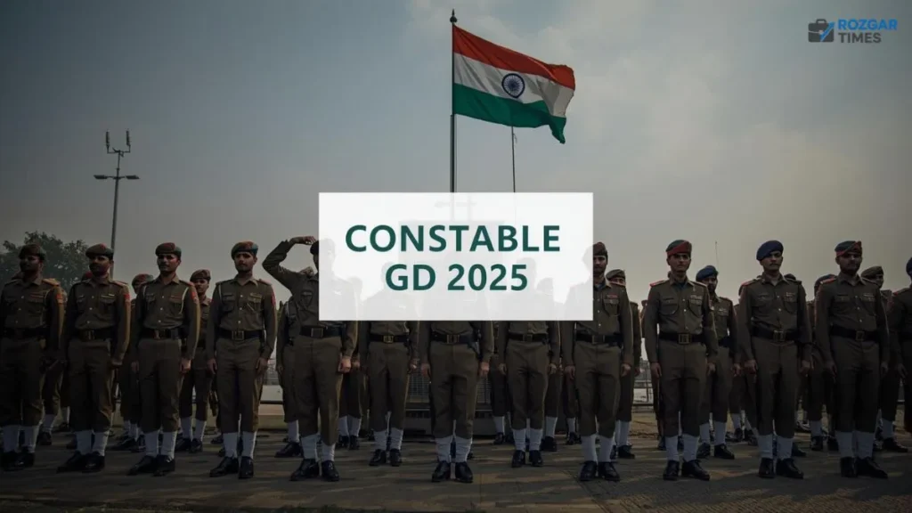 BSF कॉन्स्टेबल जीडी भर्ती 2025