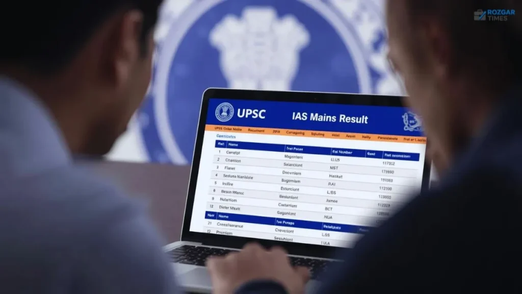 UPSC CSE Mains Result 2025