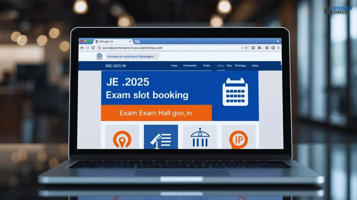 SSC JE 2025 Slot Booking