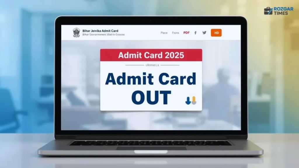 Bihar Jeevika Admit Card 2025