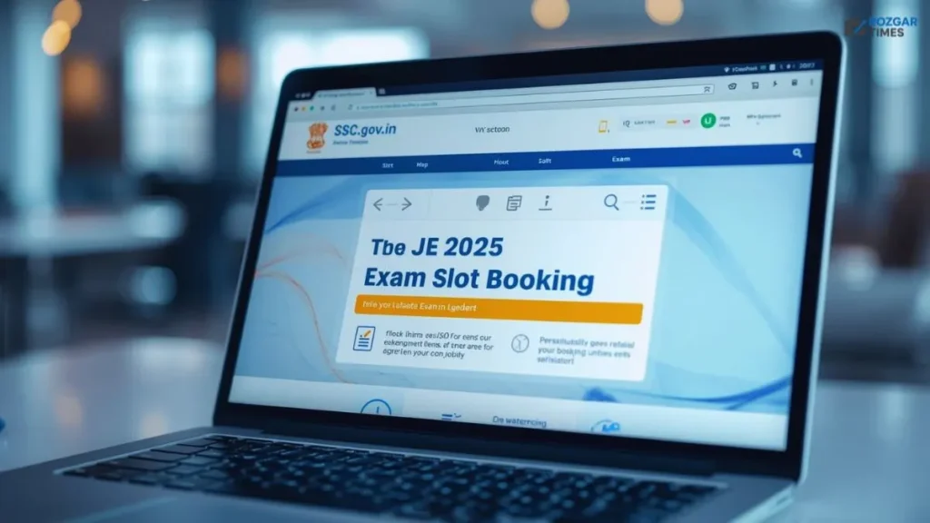 SSC JE 2025 Slot Booking