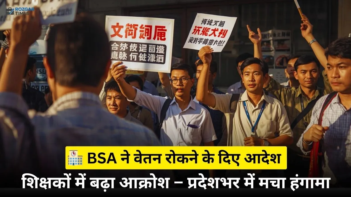 डिजिटल अटेंडेंस विवाद यूपी शिक्षक