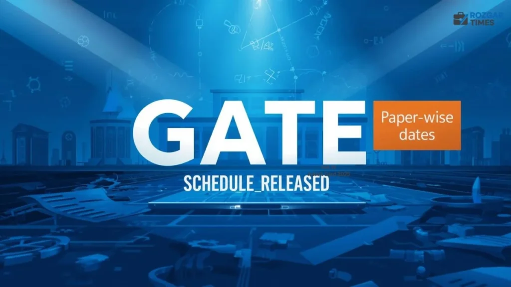 GATE 2026 Exam Schedule