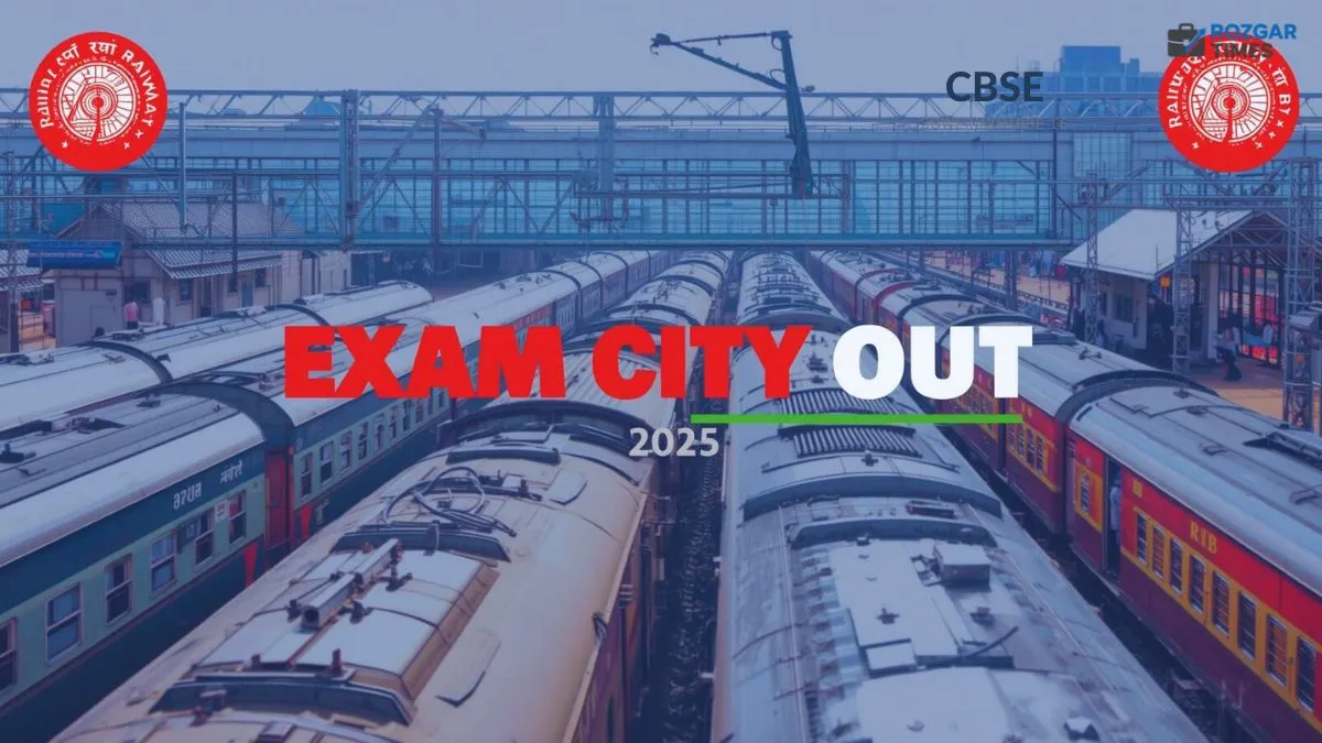 RRB Group D City Slip 2025