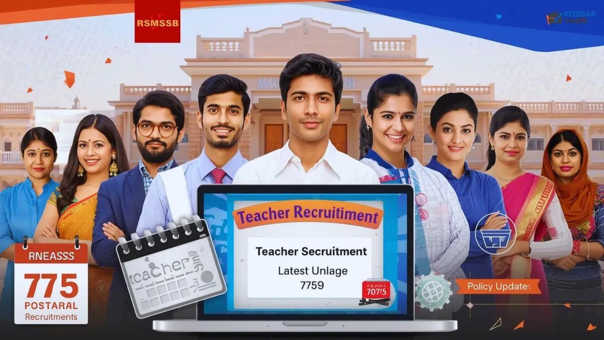 RSMSSB Rajasthan 3rd Grade Teacher Vacancy 2025