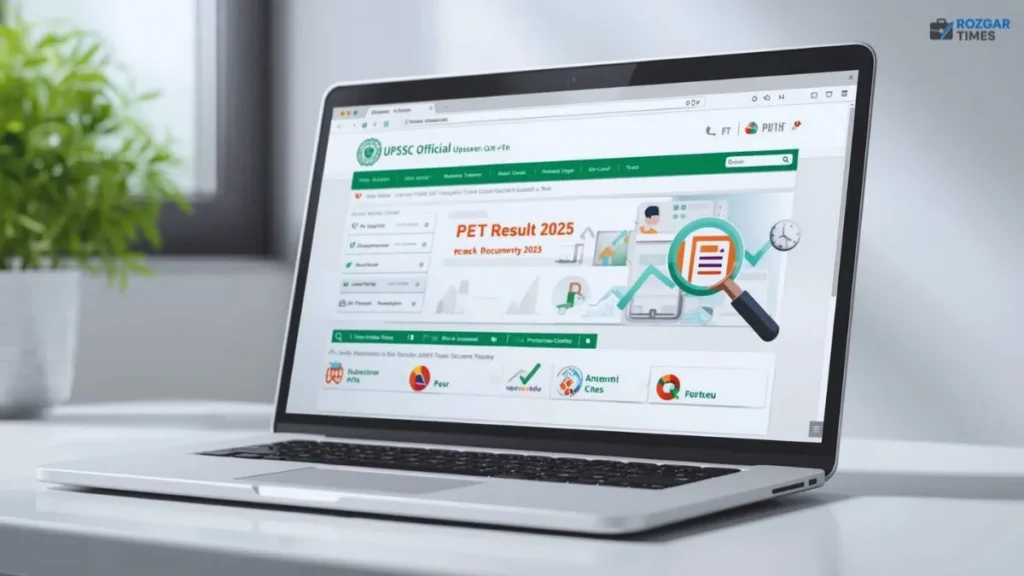 UPSSSC PET Merit List 2025 PDF