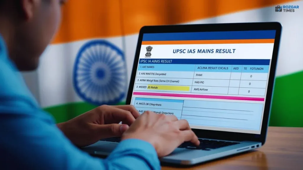 UPSC CSE Mains Result 2025