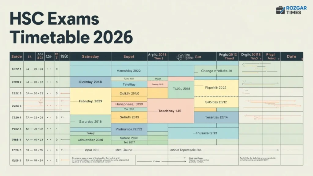 HSC Exam Time Table 2026