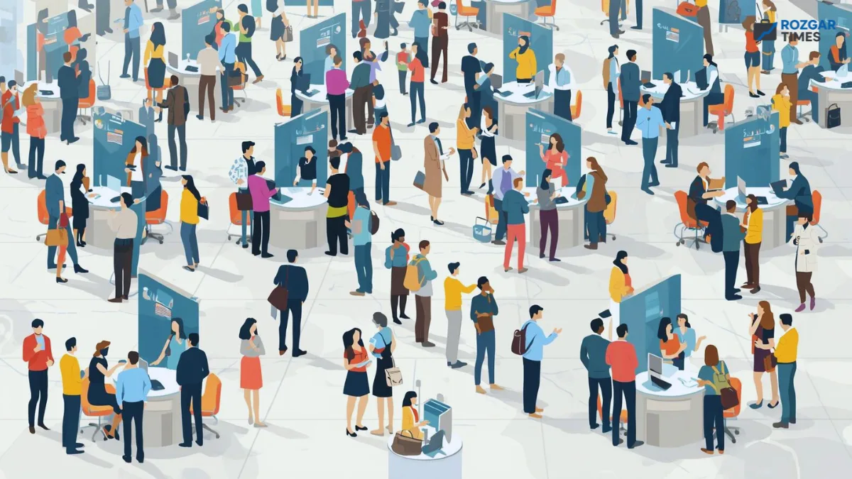 Rojgar Mela in 18 District UP